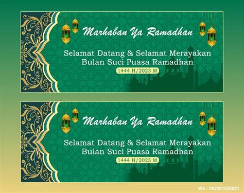Desain Banner Pengajian Pra Ramadhan Cdr Kumpulan Des