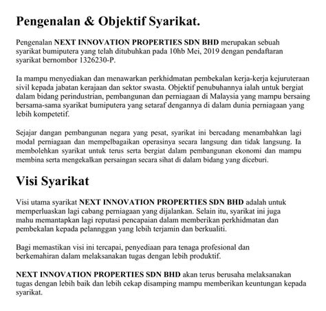 Profil Syarikat Kontraktor Rumah Selangor