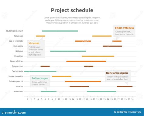 Project Schedule Chart Progress Charting Timeline Design Schedule Designinte Com