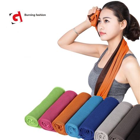 Burning Fashion Fast Cooling Sports Towel Microfiber Fabric Quick Dry