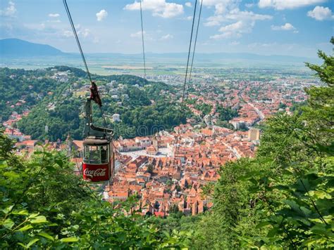 Cable Car Of Tampa Mountain Brasov In Romania Editorial Photo Image