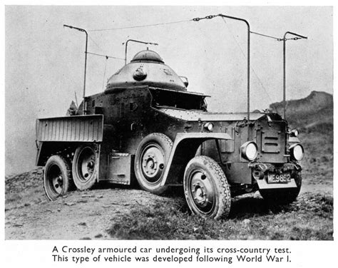 Crossley 2060hp Ww1 Armoured Car Taken From A Fascinating Flickr