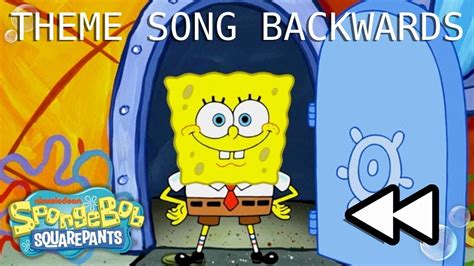 Spongebob Theme Song But Its Backwards Youtube