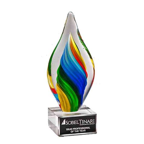 Rainbow Art Glass Awards Suburban Custom Awards