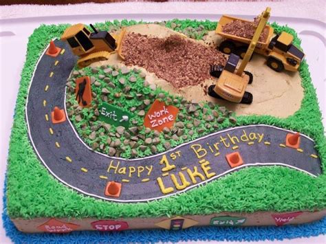 Construction Cake — Childrens Birthday Cakes Construction Cake