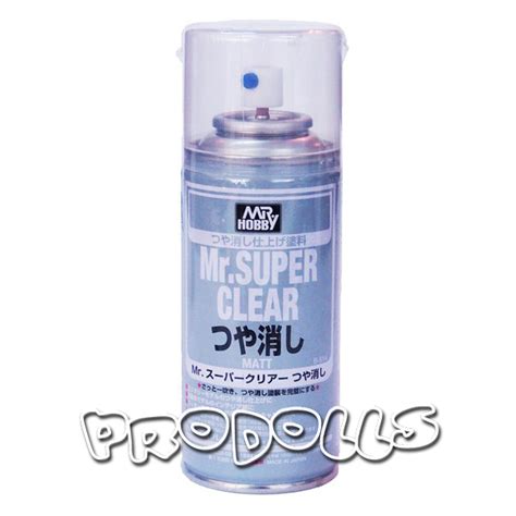 If you need to find a cheap spray paint for a personal diy project or if you're working on a project with a limited budget, having the ability to source good parts at cheaper prices is a great quality to have. Mr. SUPER CLEAR matte spray - PRODOLLS