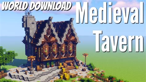 How To Build A Medieval Tavern In Minecraft Medieval Minecraft