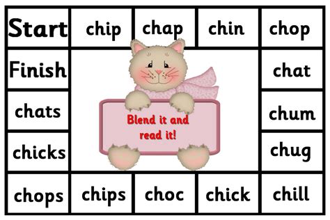 Through these phonics games online, students will gain a deeper understanding of the relationship between letters and. Debbie's Resource Cupboard: ch board game, letters and ...