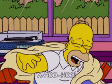 Happy Homer Woohoo Standing Up 