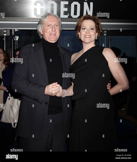 Director James Cameron And Sigourney Weaver Arrive For The World Premiere Of Avatar At The Odeon