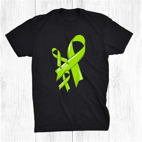 Non Hodgkin Lymphoma Awareness Ribbon Cancer Chemo Green Shirt Teeuni