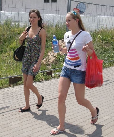 Latvian Girls On Riga Summer Streets Page