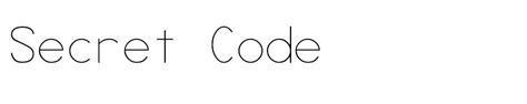 Secret Code Font Secret Code Font Download