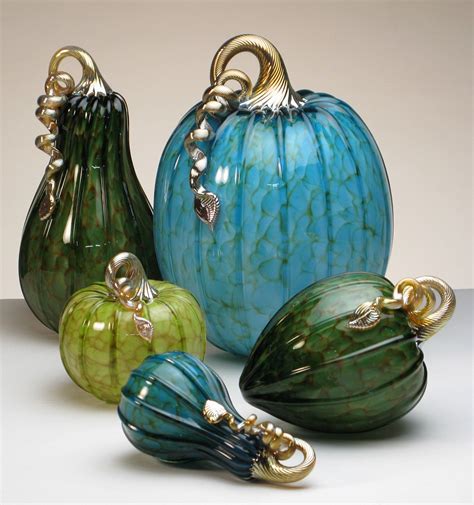 Hand Blown Glass By Cohn Stone Studios Glass Pumpkins Glass