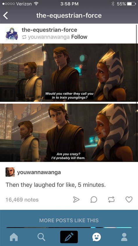 Is This A Real Actual Joke On The Show Star Wars Jokes Star Wars