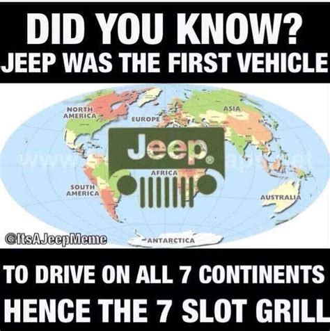 Did You Know Jeep Life Jeep Memes Jeep