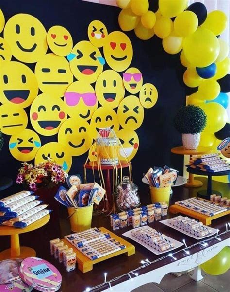 Easy Diy Emoji Birthday Party Ideas For Kids Craft And Beauty Emoji