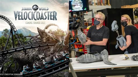 Universals Velocicoaster Animatronics Are Here And Look Horrifying Universal Vacation New