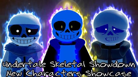 Undertale Skeletal Showdown New Characters Showcase Youtube
