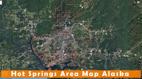 Hot Springs Arkansas Carte Et Image Satellite