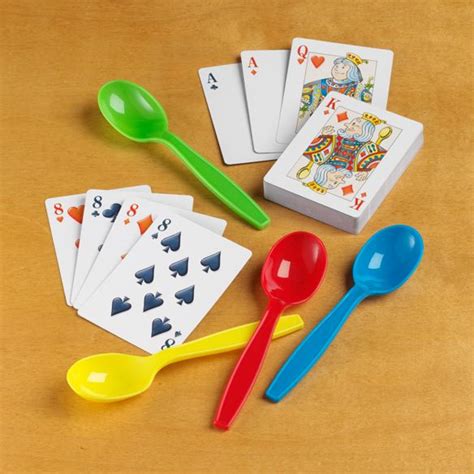 There are a lot card game rules out there so it's going to take us some time to get all the rules on the site and even more time to perfect them and make sure they are accurate. Spoon Game Gallery