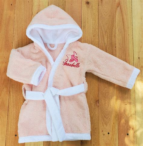 Personalized Kids Bathrobe Baby Shower T Embroidered Robe Etsy