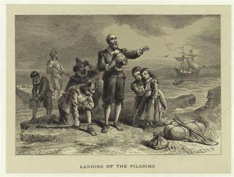 Landing Of The Pilgrims Nypl Digital Collections