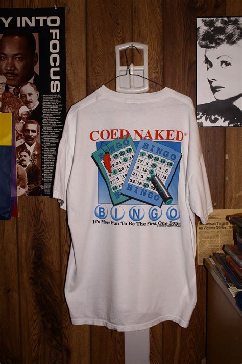 Vintage Coed Naked Bingo T Shirt Grailed