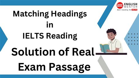 Matching Headings In IELTS Reading YouTube