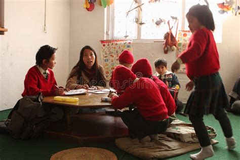 Happy Home School In Kathmandu Editorial Image Image Of Childhood