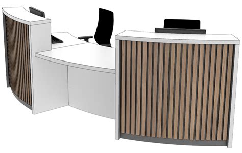 Stave Large Curved Reception Desk With Wheelchair Access Office Reality