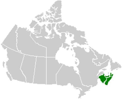 Free Images Canada Maritime Provinces Map