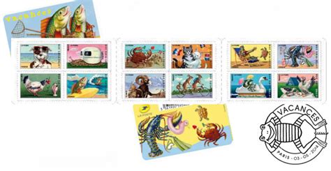 Timbre poste de france sur enveloppe: La Poste prépare un carnet de timbres pour les vacanciers