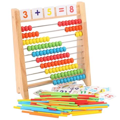 Kids Educational Wooden Abacus Baby Counting Number Frame Calculation