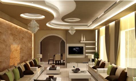 Different materials help make a beautiful false. 40 Latest gypsum board false ceiling designs with LED ...