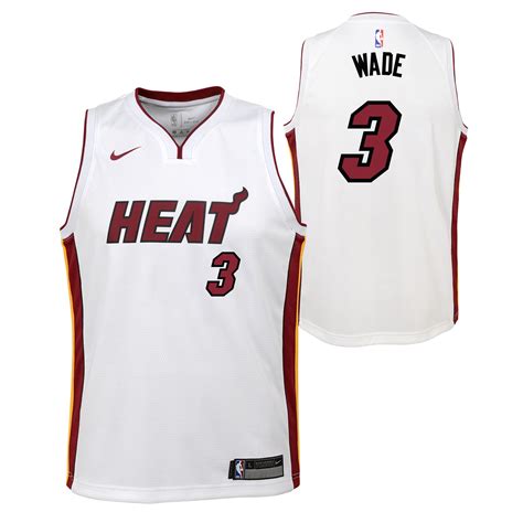 Miami Heat Nike Association Swingman Jersey Dwyane Wade Youth