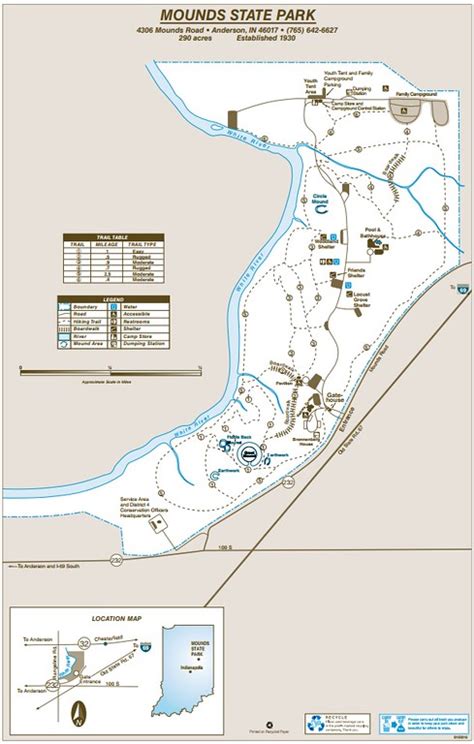 Indiana State Park Maps Dwhike