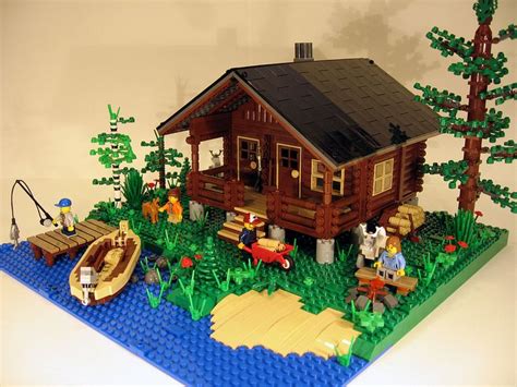 Maybe you would like to learn more about one of these? Lego Lapland Cabin. Love the birch tree! | Legos ...