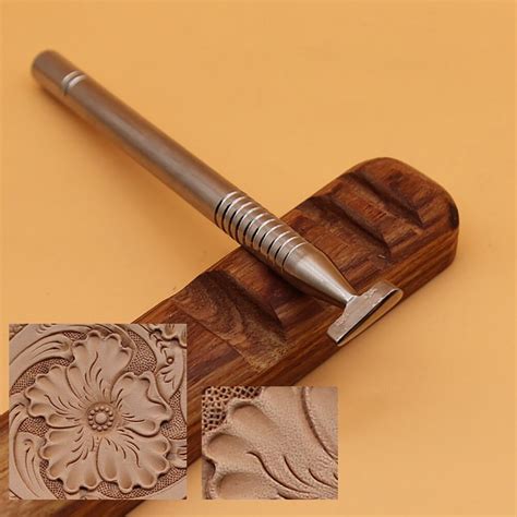 Leather Stamp Tools 304 Stainless Steel Set Flower Design Etsy