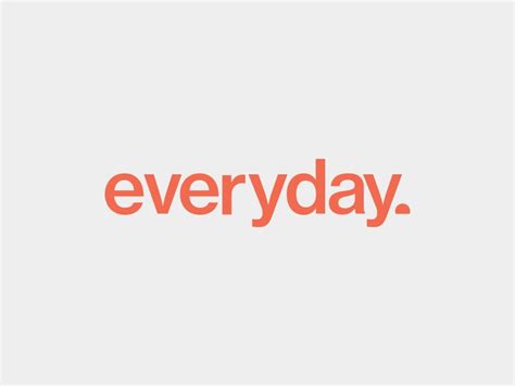 Everyday Logo Logo Everyday Logo Design