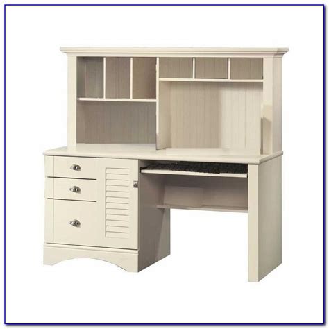 5.0 out of 5 stars 1. Antique White Computer Desk With Hutch - Desk : Home ...