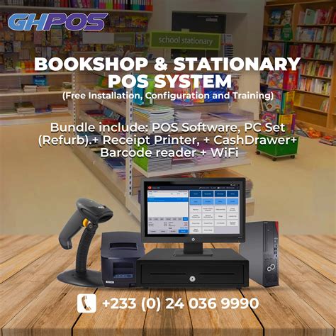 Pc Bookshop And Stationary Pos System Bundle Hardware And Software Free
