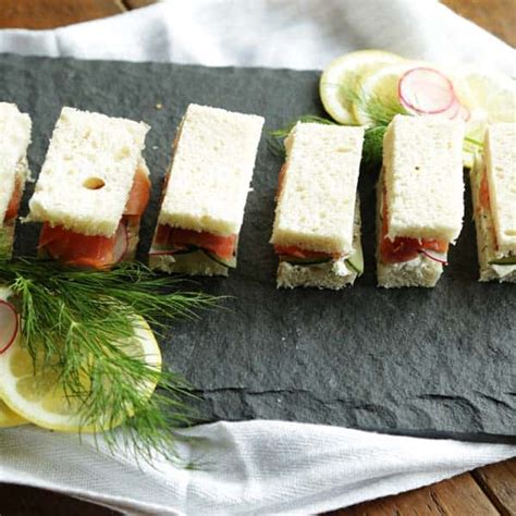 Smoked Salmon Tea Sandwich Recipe