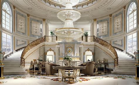 Royal Luxury Mansion Staircase Case Di Lusso Da Sogno Arredamento Di