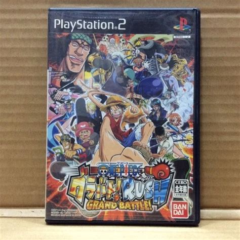 แผ่นแท้ Ps2 One Piece Grand Battle Rush Japan Slps 25473