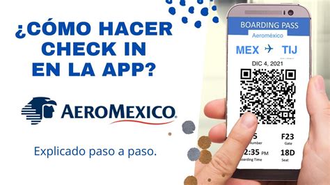 ¿cómo Hacer Check In En La App De Aeroméxico Tutorial Paso A Paso
