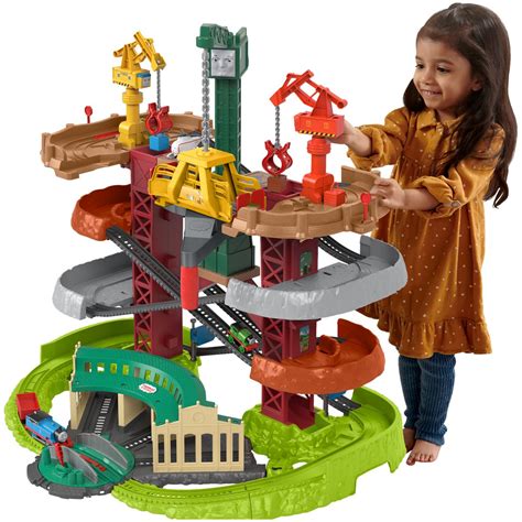 Thomas And Friends Trains And Cranes Super Tower Trackmaster