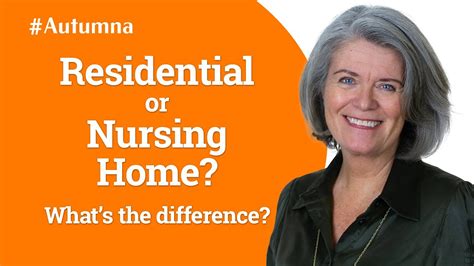 What Is The Difference Between A Nursing Home And A Residential Home