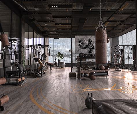 Fitness On Behance Gym Room At Home Dream Home Gym Gym Design Interior
