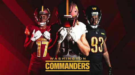 Photos See The Washington Commanders New Uniforms Logo Nbc4 Washington